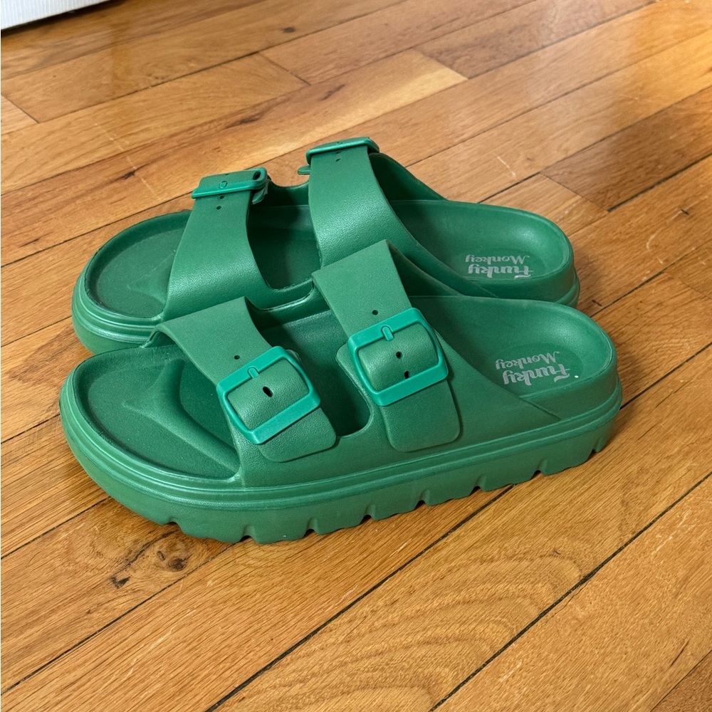 Funky Monkey Green Sandals
